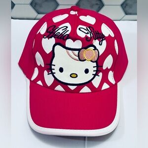 Hot and Pink Hello Kitty Girls Cap